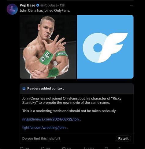 john cena onlyfans leaks|John Cena just joined OnlyFans and we are GAGGING